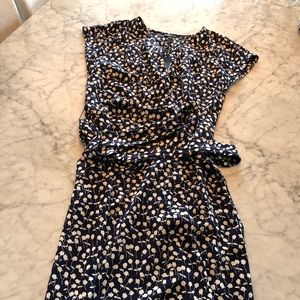 Navy flower dress